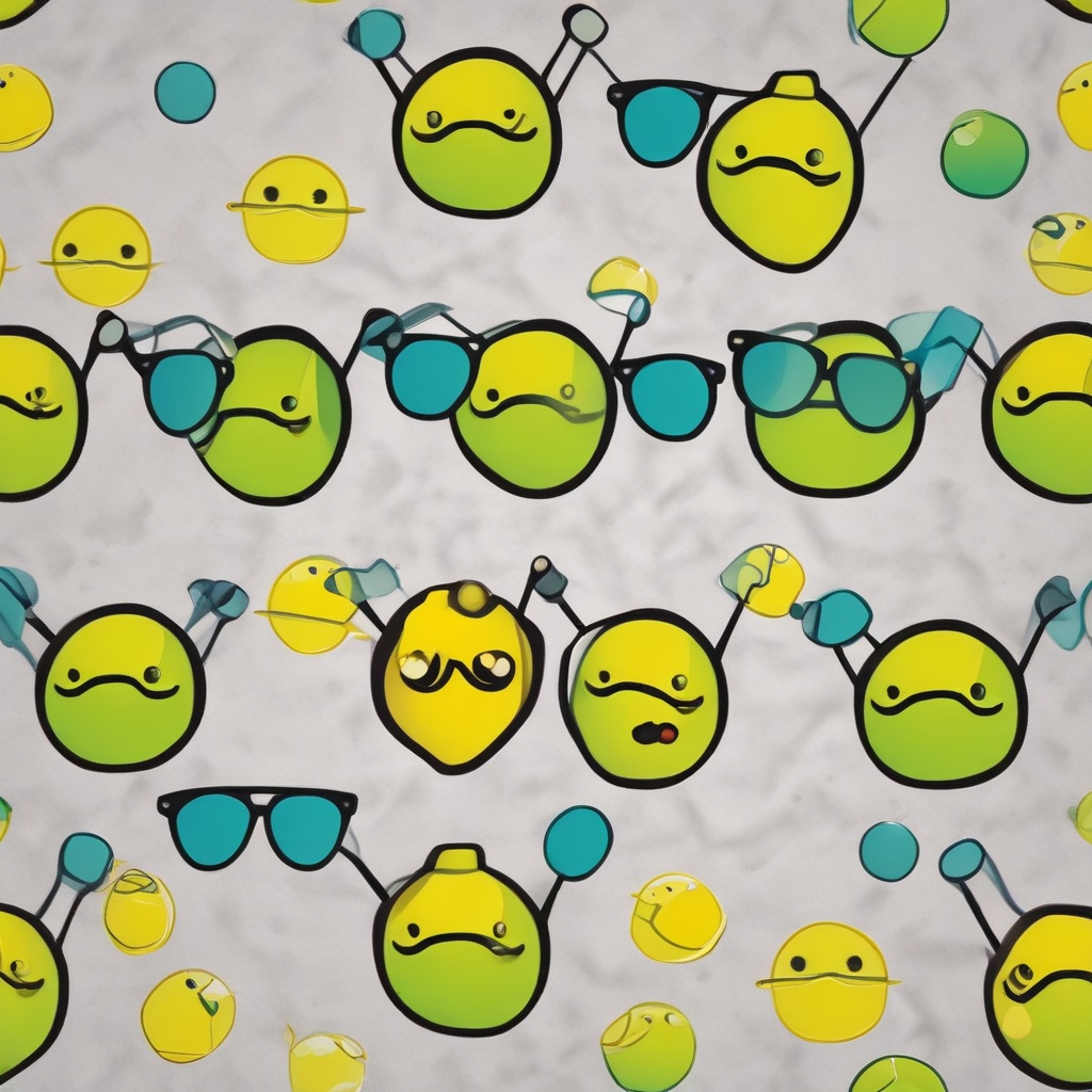 Pickleball emoji with sunglasses